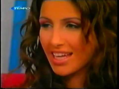Antique - Eurovision 2001 Greece / Συνεντεύξεις Παπαρίζου - Παναγιωτίδης