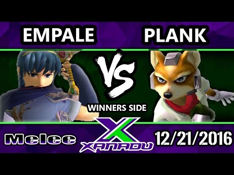 S@X 181 - Empale (Marth) Vs. Plank (Sheik, Fox) - SSBM Tournament - Smash Melee