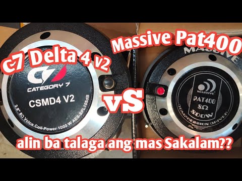 Category 7 Dellta4 vs Massive Pat400 Review pepzkilabz