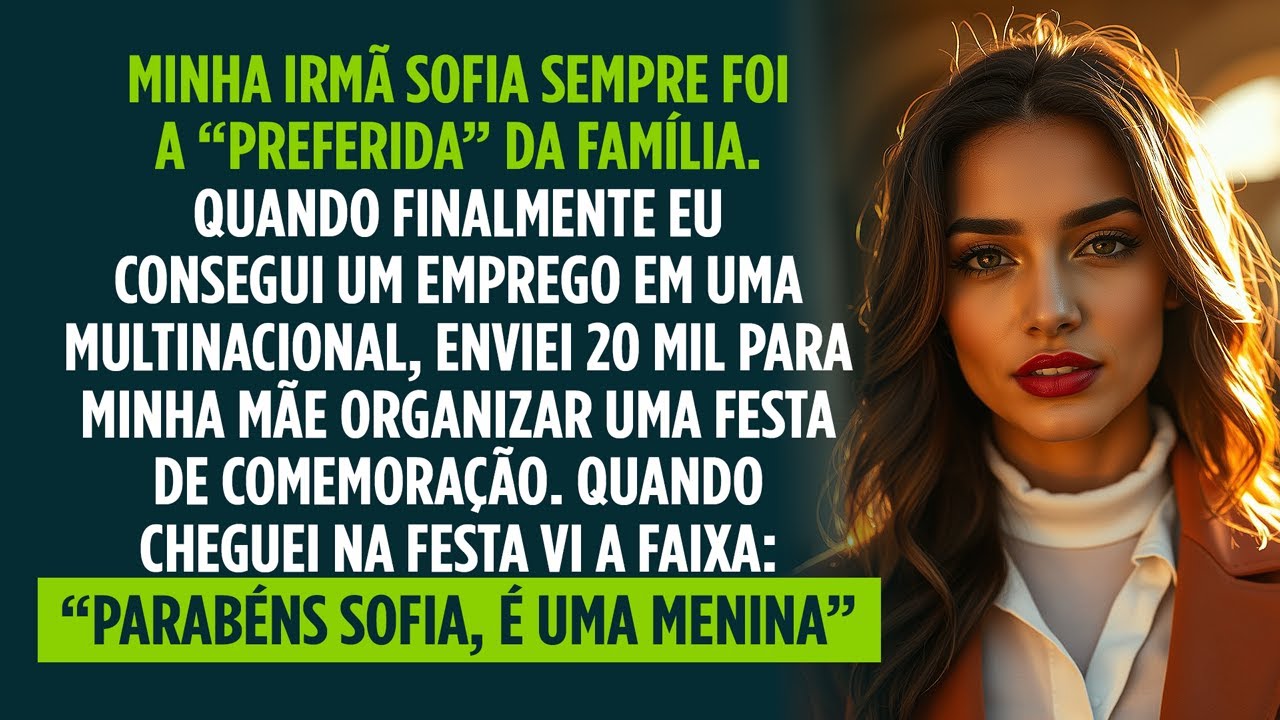 Enviei 20 mil pra minha mãe fazer minha festa de comemoração, e ela fez um chá de bebê da minha irmã