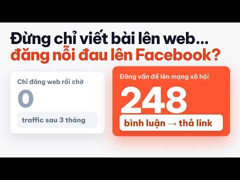 Xu hướng SEO 2026 cho người mới: Để AI viết bài, bạn kéo traffic từ mạng xã hội