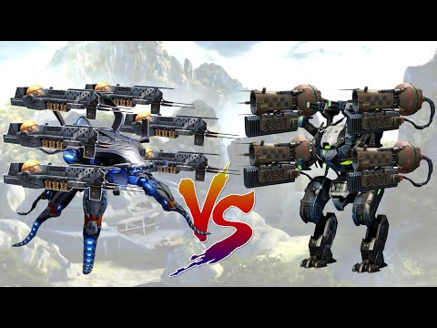 [WR] Magnum x6 VS Taran x4 | Dagon Gameplay - War Robots Test Server