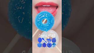 ASMR BLUE WHITE EMOJI FOOD kohakuto mukbang eating sounds