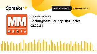 Rockingham County Obituaries 02.29.24