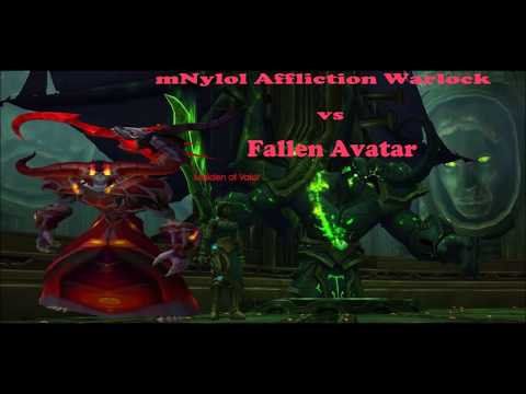 Affliction Warlock vs Fallen Avatar - Tomb of Sargeras