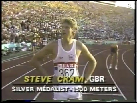 Olympics - 1984 Los Angeles - Track - Mens 1500m Finals - Gold GBR Sebastian Coe  imasportsphile