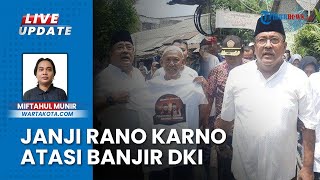 Rano Karno Blusukan ke Cilandak, bakal Perbanyak Drainase di Jakarta agar Tak Ada Banjir & Genangan