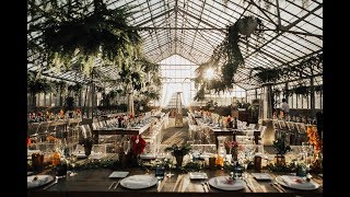 Glam Greenhouse Wedding