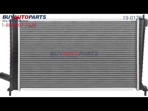 Radiator From BuyAutoParts Part# 19-01787