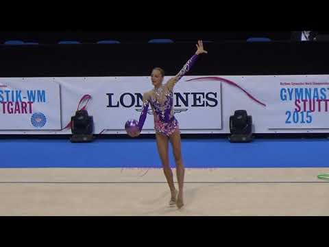 Selin KILAVUZ (TUR) ball - 2015 Stuttgart worlds Qualifs