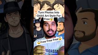 Turn Photos Into Ghibli Art Style For Free✨😱