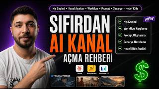 Sıfırdan AI ile YouTube Kanalı Aç (Tam Rehber) | Claude - Nano Banana 