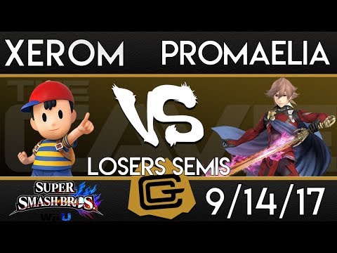 TCG Sm4sh - Xerom (Ness/Roy) vs Promaelia (Palutena/Corrin) - Losers Semis - Smash 4 - 9/14/17