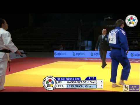 Judo 2013 Grand Prix Abu-Dhabi: Hassanzadeh (IRI) - le Blouch (FRA) [-66kg]