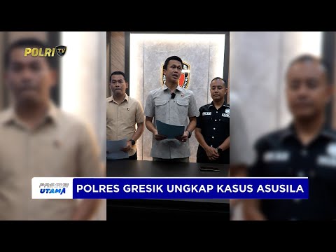 POLRES GRESIK UNGKAP TINDAK PIDANA ASUSILA TERHADAP ANAK DI BAWAH UMUR
