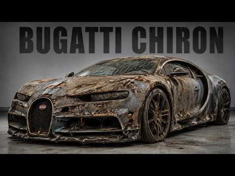 Thumbnail for Abandoned Bugatti Chiron Restored to Factory New! 🤯 | ASMR Full Rebuild by Car