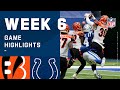 Bengals vs. Colts Week 6 Highlights | NFL 2020