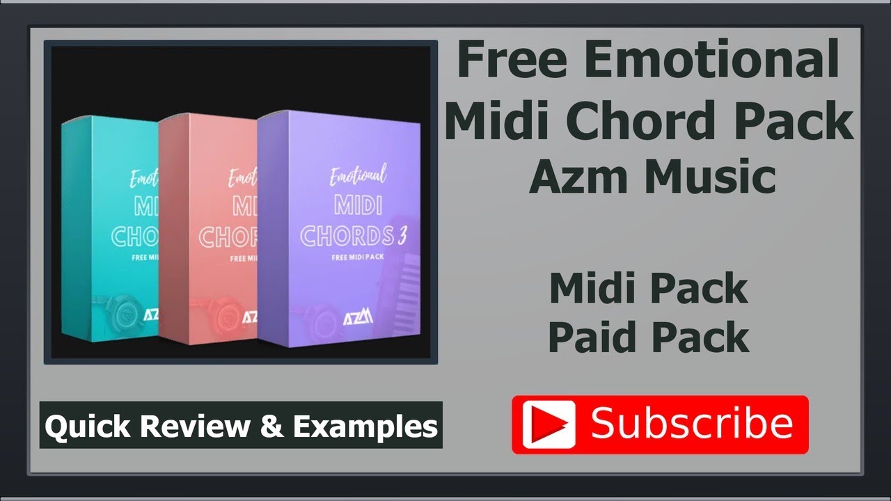 AzM Music - Free Emotional Midi Chord Pack - Royalty Free Midi Pack