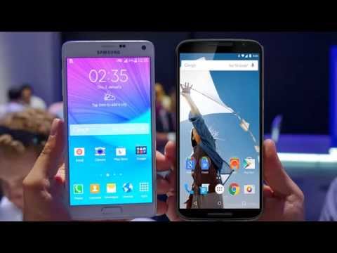 Google Nexus 6 Android Lollipop vs Samsung Galaxy Note 4 Comparison Review