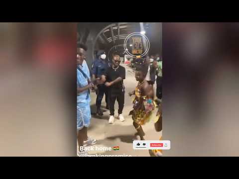 Chelsea player Callum Hudson Odoi Arrives in Ghana After winning UEFA Champions League 🇬🇭