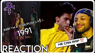 PRINCE CAN RAP?! WE'LL SEE... | Prince Baby I'm A Star/Push LIVE | Artist Reaction/Commentary