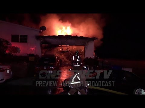 Garage Fire Damages Home, Destroys Cars In San Diego