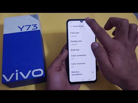 Vivo y73 mein high contrast text enable Karen, how to enable high contrast text in Vivo mobile