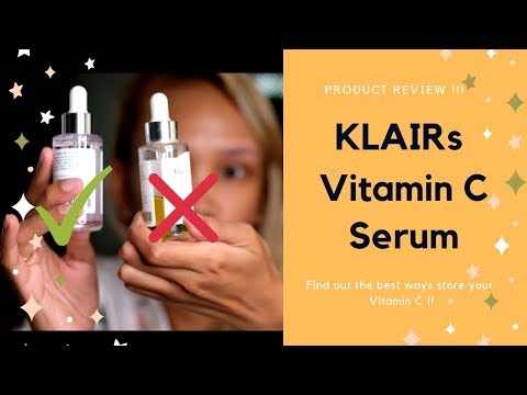 KLAIRS VITAMIN C SERUM : How to properly store it! /...