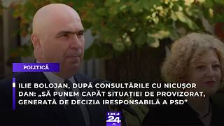 Ilie Bolojan: „Să punem capăt situației de provizorat, generată de decizia iresponsabilă a PSD”