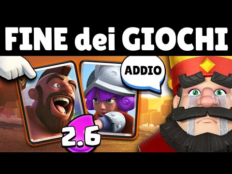 FINITO... ADDIO DECK 2.6 DOMATORE... MI MANCHERAI! - Clash Royale