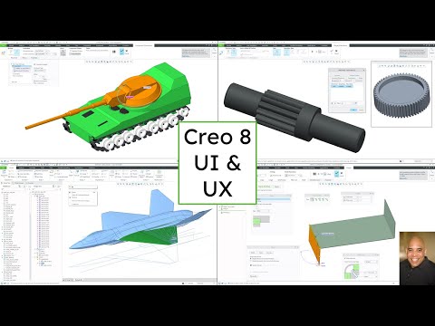 Creo Parametric 8.0 - User Interface and User Experience Enhancements (Video 2)