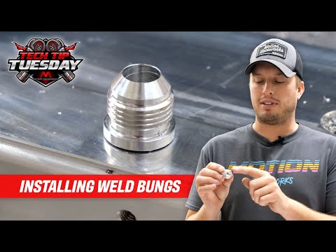 How To Make weld bungs look perfect every time with this technique! Tech Tip Tuesday
