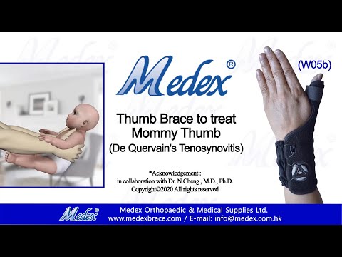 W05b - Thumb Brace to treat Mommy Thumb (3D animation)
