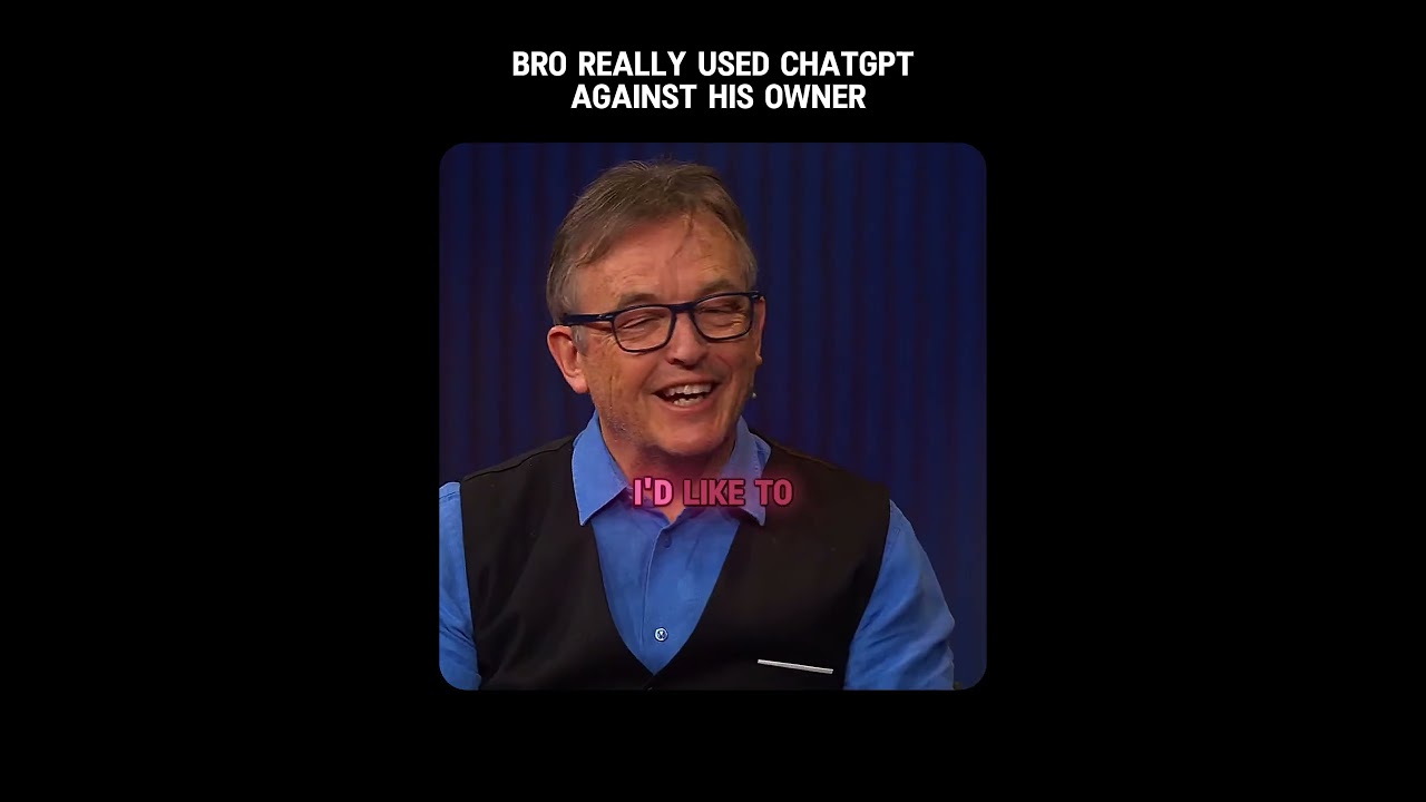 Bro really used ChatGPT against his owner #openai #chatgpt #Ai