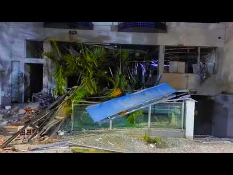 Bandidos explodiram o banco da Caixa Econômica em Camanducaia,Sul de Minas.