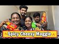New Spicy ️ Cheesy Maggiee Cooking Familyvlog Maggi Sister Aishukannnan Bangalore Cooking