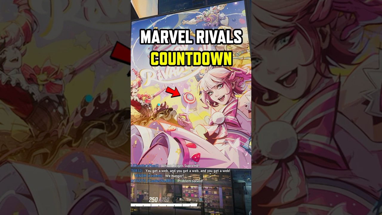 THE MARVEL RIVALS TIMES SQUARE COUNTDOWN IS OVER 😭😭😭