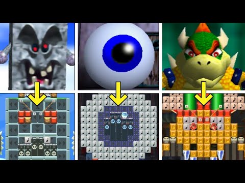 All Super Mario 64 Boss Fights Recreated in Super Mario Maker 2