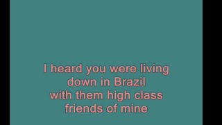 Rod Stewart - You Got a Nerve (lyrics)