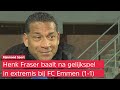 Sparta-trainer Henk Fraser over strafschop FC Emmen: 'Flutregel, maar je kan hem geven'