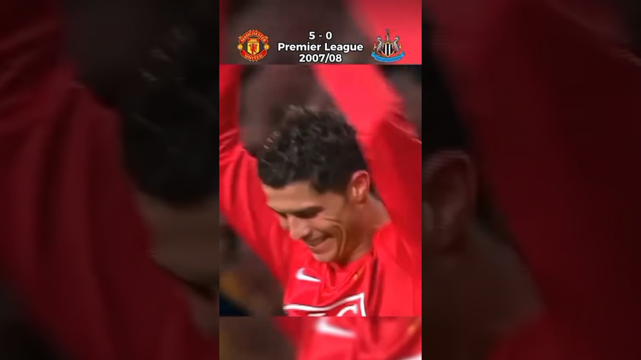 Manchester United Vs Newcastle🔥||premier league season 2007/2008#football#highlights