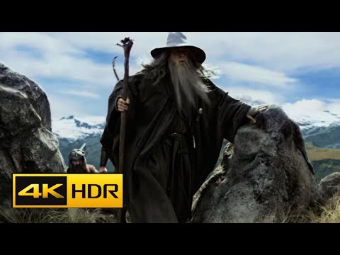 Lord of the Rings Fellowship of the Ring - The ring goes south scene in 4k HDR