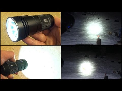 ThruNite TN4A (CW) Flashlight, 4x AA Compact Thrower Video