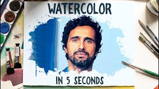 Photo to Watercolor Painting Effect (in 5 Seconds) - Photoshop Tutorial