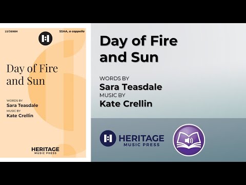 Day of Fire and Sun (SSAA, a cappella) | Kate Crellin