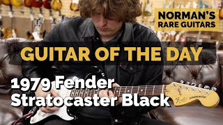 Video thumbnail for Guitar of the Day: 1979 Fender Stratocaster Black | Norman's Rare Guitars by Normans Rare Guitars
