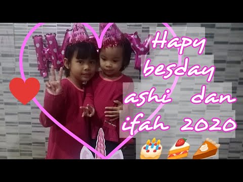 Ashi dan Ifah celebrate birthdays together 26hb same date mach and april