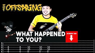 ?THE OFFSPRING?[ What Happened To You? ] cover by Masuka | LESSON | GUITAR TAB