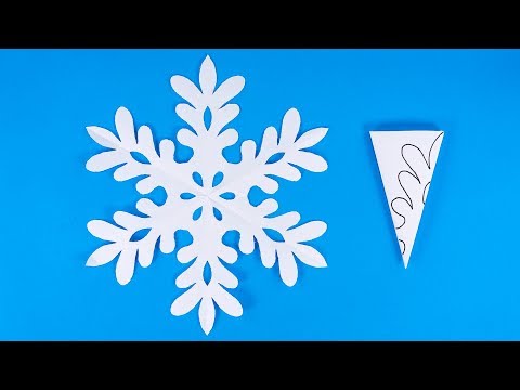 How to make a snowflake out of paper | DIY Paper Snowflakes | Christmas Decoration Ideas