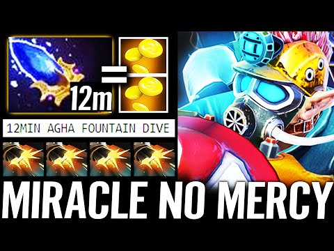 🔥 MIRACLE No Mercy - 12min Aghanim Fountain Dive Gyrocopter WTF 100% Outplayed All Dota 2 Pro Carry